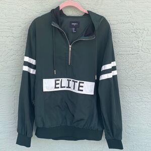 Forever 21 Men Hooded Windbreaker Jacket Sz S